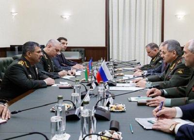 گفتگوی وزرای دفاع روسیه و آذربایجان درباره همکاری های نظامی