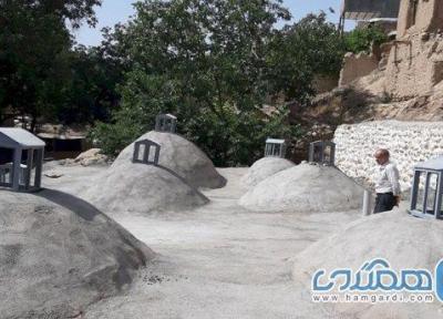 پایان بازسازی حمام تاریخی وفس در شهرستان کمیجان