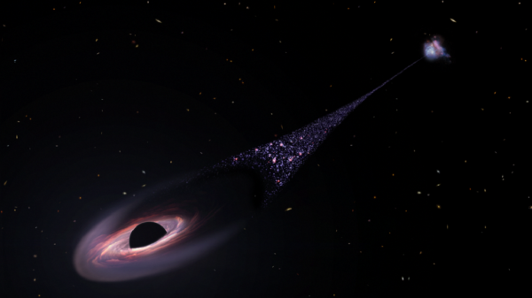 کشف سیاهچاله ای که ستاره فراوری می نماید